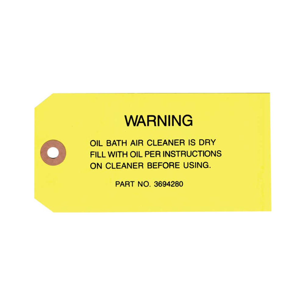 1957 Chevrolet Impala/Caprice/Bel Air DC1057 OIL BATH AIR CLEANER SERVICE INST DECAL | DC1717P