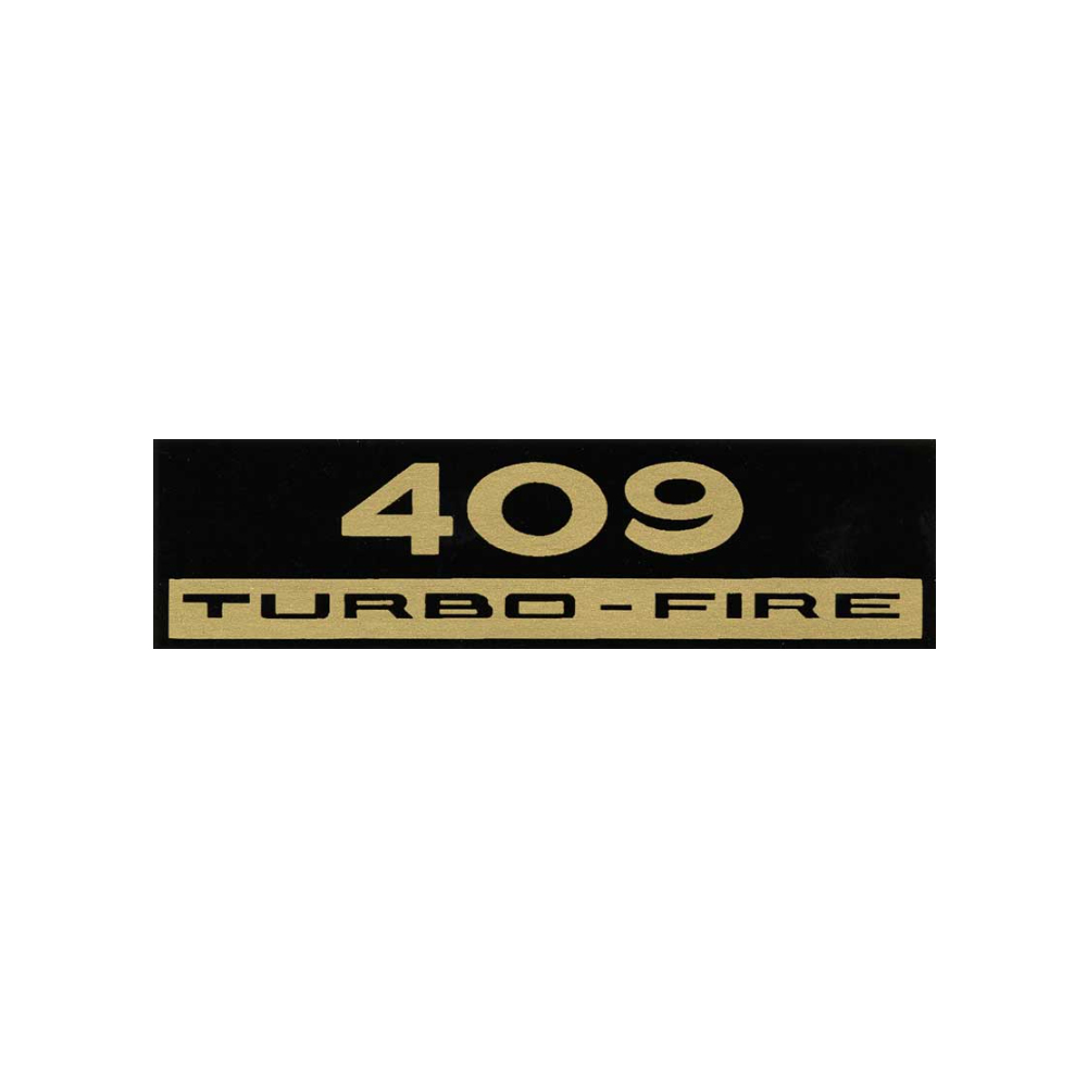 1963 Chevrolet Impala/Caprice/Bel Air DC0125 409 VALVE COVER DECAL | DC1746P