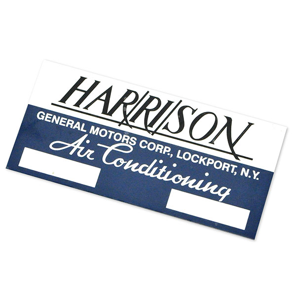 1961 Chevrolet Impala/Caprice/Bel Air DC0071 AIR CONDITIONER HARRISON EVAPORATOR BOX DECAL | DC1881P