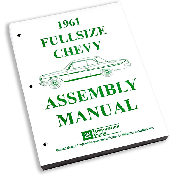 1961 Chevrolet Impala/Caprice/Bel Air FACTORY ASSEMBLY MANUAL | BK1075P