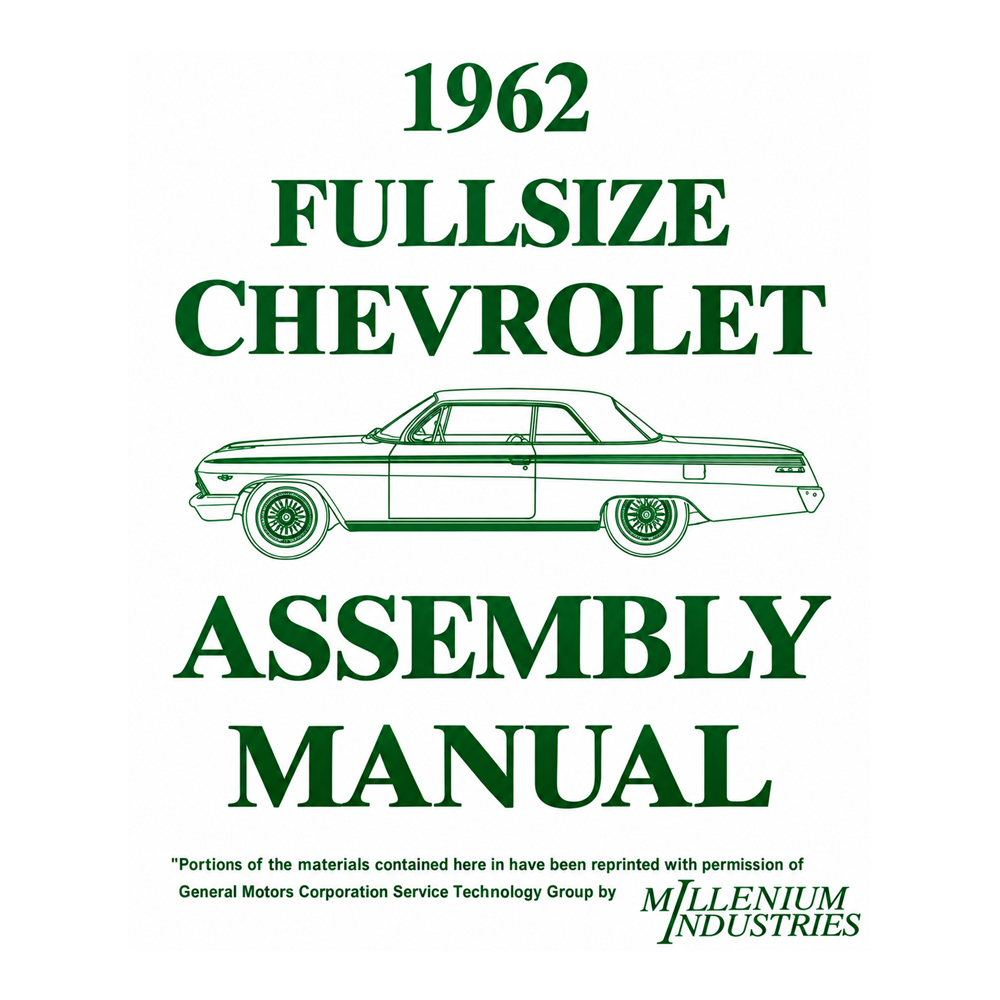 1962 Chevrolet Impala/Caprice/Bel Air FACTORY ASSEMBLY MANUAL | BK1076P