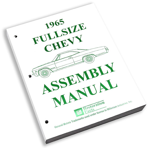 1965 Chevrolet Impala/Caprice/Bel Air FACTORY ASSEMBLY MANUAL