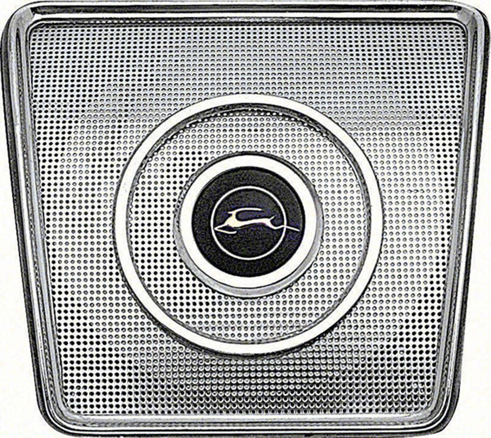 1963 Chevrolet Impala/Caprice/Bel Air REAR SEAT SPEAKER GRILLE (GM # 4839267) | RD3673P
