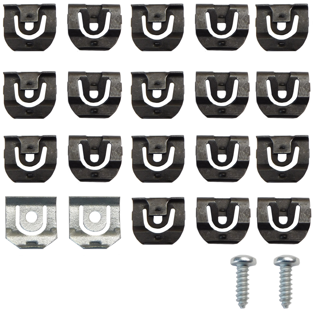 1967 Chevrolet El Camino REAR WINDOW MOLDING CLIP KIT (22 PIECE KIT) | XP2563E