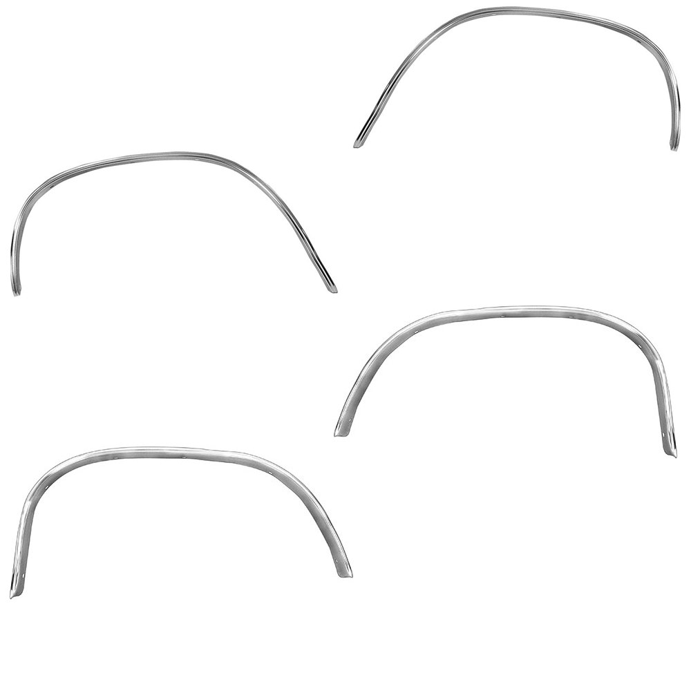 1966 Chevrolet El Camino WHEEL WELL MOLDINGS (REPRODUCTION) SET OF 4 | XP4159E