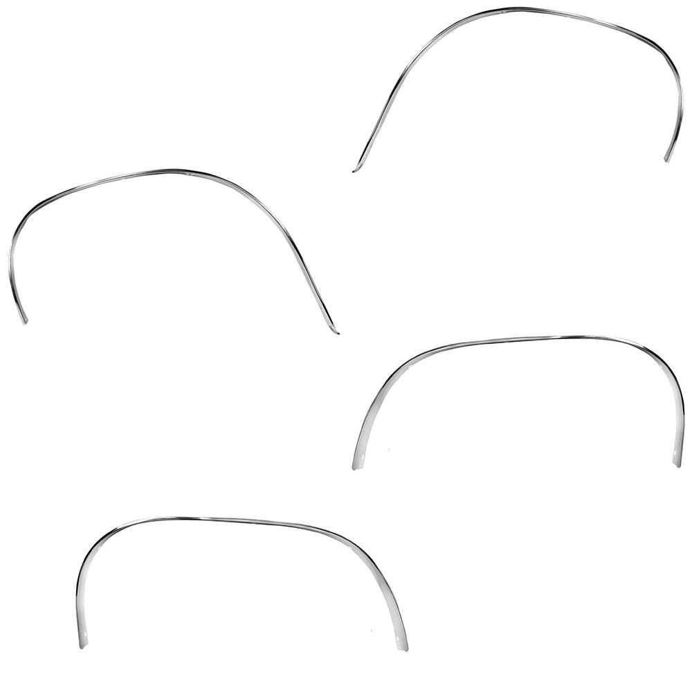 1967 Chevrolet El Camino WHEEL WELL MOLDINGS (REPRODUCTION) SET OF 4 | XP4160E