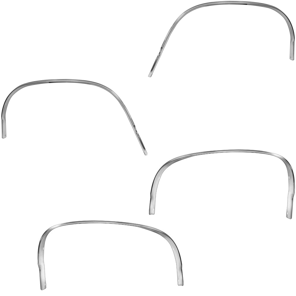 1972 Chevrolet El Camino WHEEL WELL MOLDINGS (REPRODUCTION) SET OF 4 | XP4169E