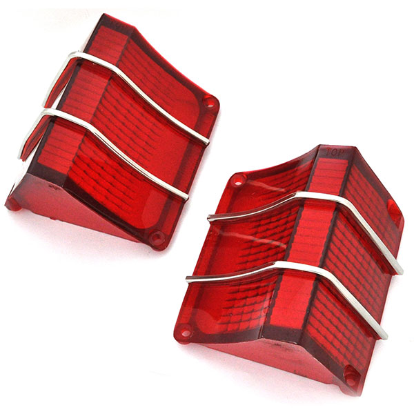 1967 Chevrolet El Camino TAIL LAMP LENS WITH CHROME - PR | XL4062E