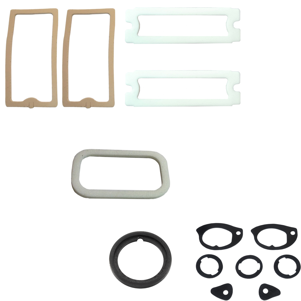 1965 Chevrolet El Camino PAINT GASKET KIT (INCLUDES GASKETS FOR PARK LENSES, TAIL LENSES, BACKUP LENSES, LICENSE LENS, ANTENNA, DOOR HANDLES & LOCKS) MADE IN THE USA | WS3908E