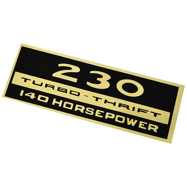 1964 Chevrolet Chevelle/Malibu 230 TURBO-THRIFT 140 HP VALVE COVER DECAL (DC0214) 3852202 | DC1508C