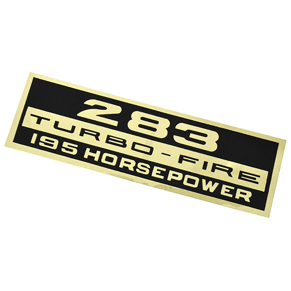 1964 Chevrolet El Camino 283 TURBO-FIRE 195 HP VALVE COVER DECAL (DC0221) 3852255 | DC1509C
