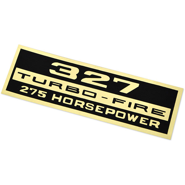 1966 Chevrolet Chevelle/Malibu 327 TURBO-FIRE 275 HP VALVE COVER DECAL (DC0036) 3889321 | DC1511C