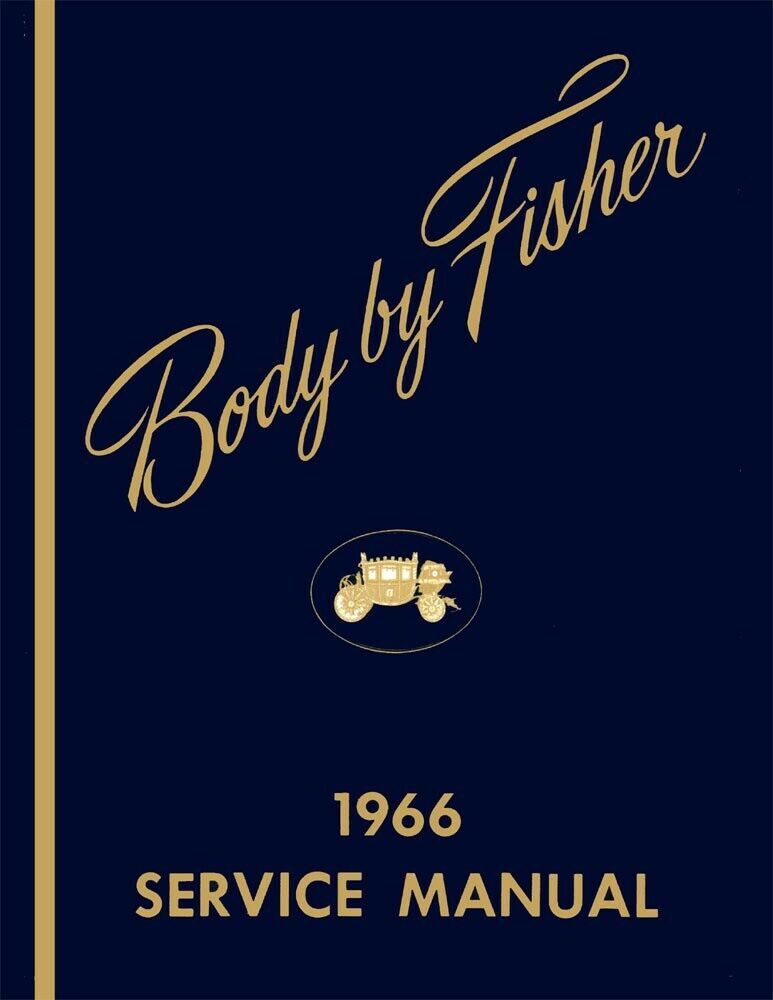 1966 Pontiac GTO/LeMans/Tempest FISHER BODY MANUAL | BK1091Z
