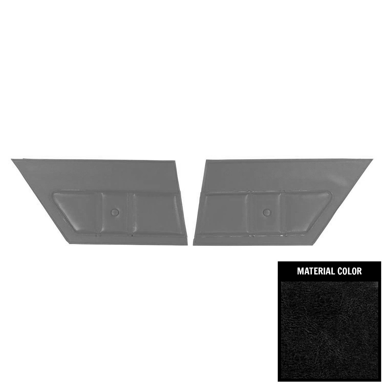 1975 Chevrolet Chevelle/Malibu REAR QUARTER TRIM PANELS (UNASSEMBLED PUI) - PR | IN9210V
