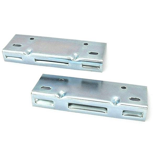 1967 Pontiac Firebird/TransAm DELUXE DOOR PANEL MOUNTING CUP PLATE BRACKETS GM 7639882 - PAIR | IN1242F