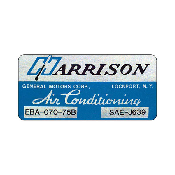 1975 Chevrolet Chevelle/Malibu HARRISON AIR COND EVAP BOX DEC EBA-070-75B | DC0556