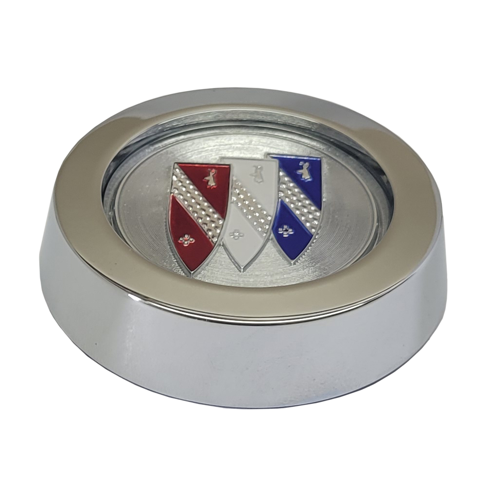 1983 Buick Skylark/GS/Regal/GN WHEEL CAP & MEDALLION (TRI-SHIELD WITH SILVER BACKGROUND) - EA | WT1998S