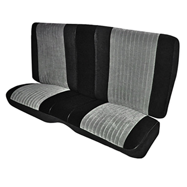 1985 Buick Skylark/GS/Regal/GN REAR BENCH SEAT COVER GRAND NATIONAL (PALLEX CLOTH BLACK & GRAY) | IN6445S