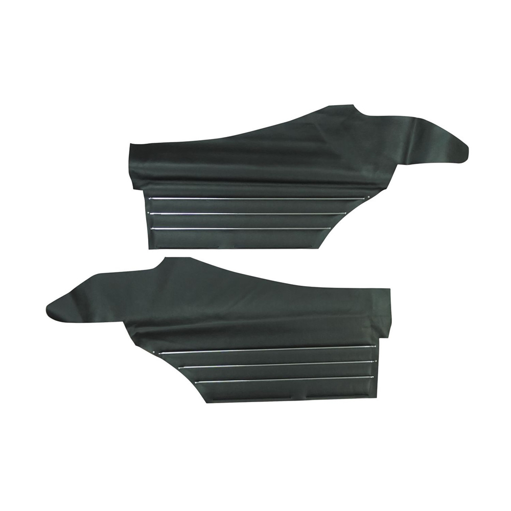 1968 Buick Skylark/GS/Regal/GN REAR QUARTER TRIM PANELS COUPE (PUI UNASSEMBLED) BLACK - PR | IN6455S