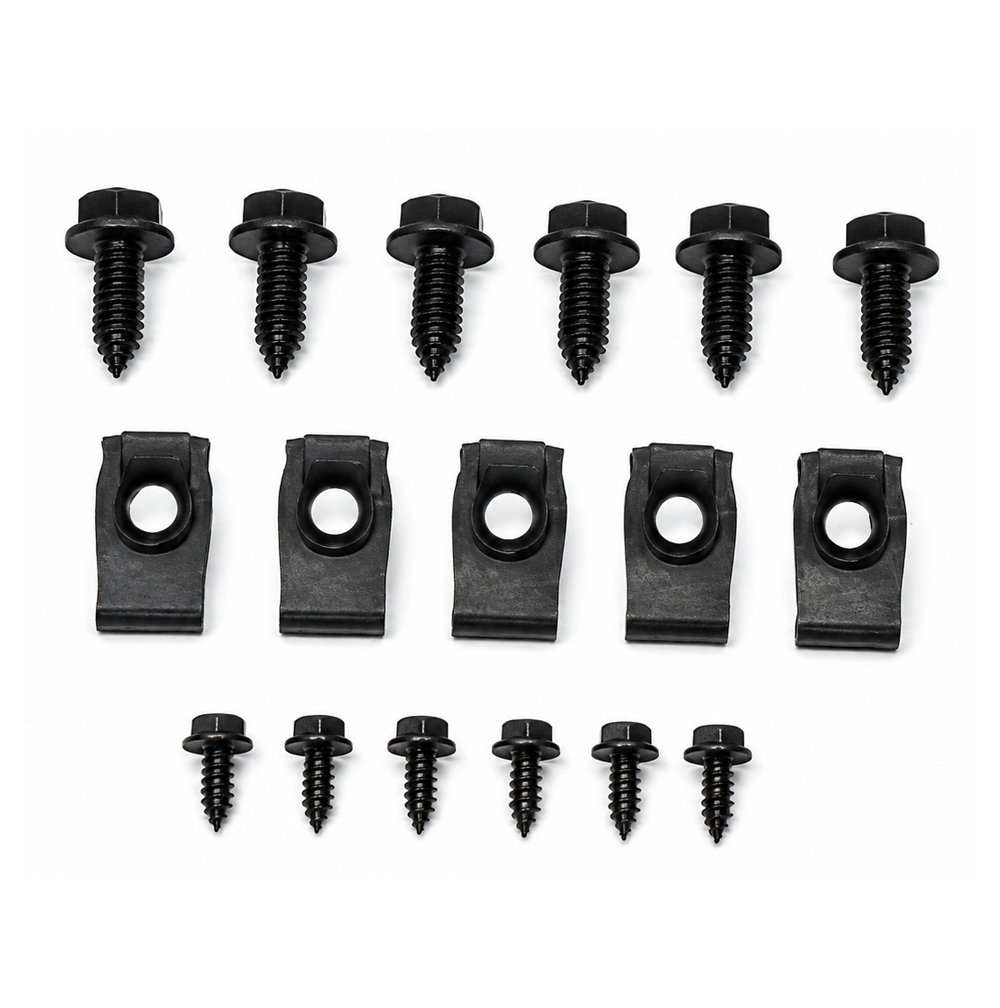 1967 Pontiac Firebird/TransAm FRONT LOWER SPOILER MOUNTING HARDWARE KIT (CORRECT CLIP NUTS & BOLTS) | BP2122F