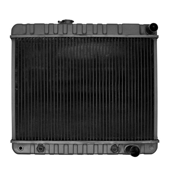 1964 Pontiac GTO/LeMans/Tempest 4 CORE RADIATOR (MANUAL WITH A/C & FILLER NECK ON LH) 17 INCH TALL CORE 271058 SND | CS4688G