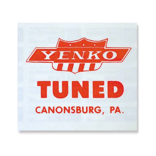 Chevrolet Chevelle/Malibu YENKO TUNED WINDOW DECAL - EA | DC2399C