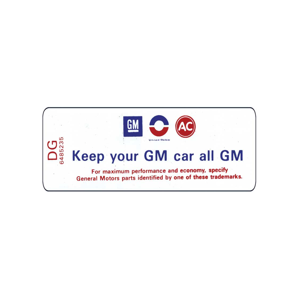 1971 Chevrolet Chevelle/Malibu COWL INDUCT KEEP YOUR GM ALL GM (DC0635) | DC2273C