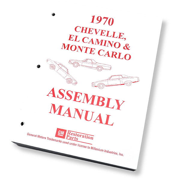 1970 Chevrolet Chevelle/Malibu CHEVELLE ASSEMBLY MANUAL | BK1051V