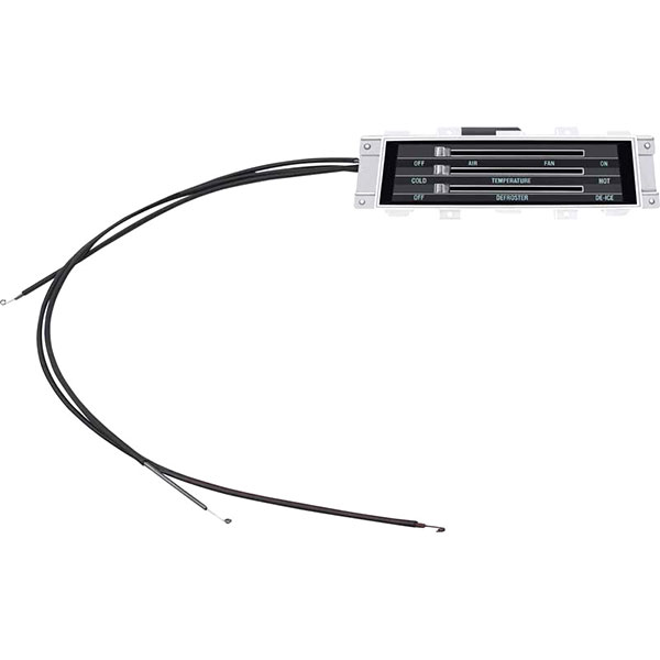 1968 Pontiac Firebird/TransAm HEATER CONTROL ASSEMBLY WITHOUT A/C (WITH CABLES) | IN4743F