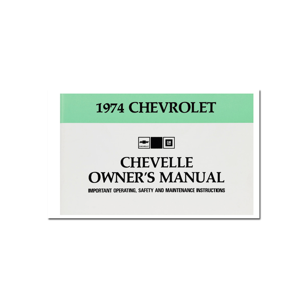1974 Chevrolet El Camino OWNERS MANUAL | BK1073V
