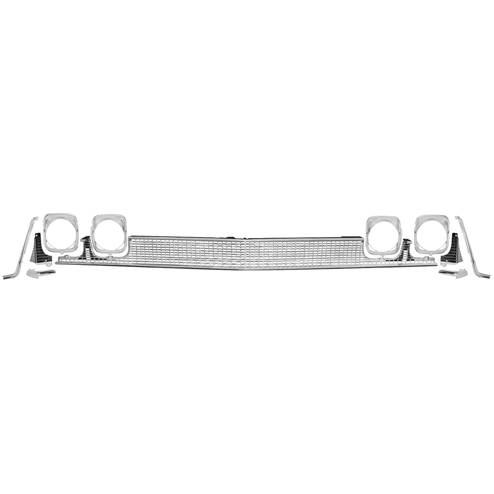 1968 Chevrolet El Camino COMPLETE GRILLE KIT WITH HEADLAMP BEZELS | GH1244V