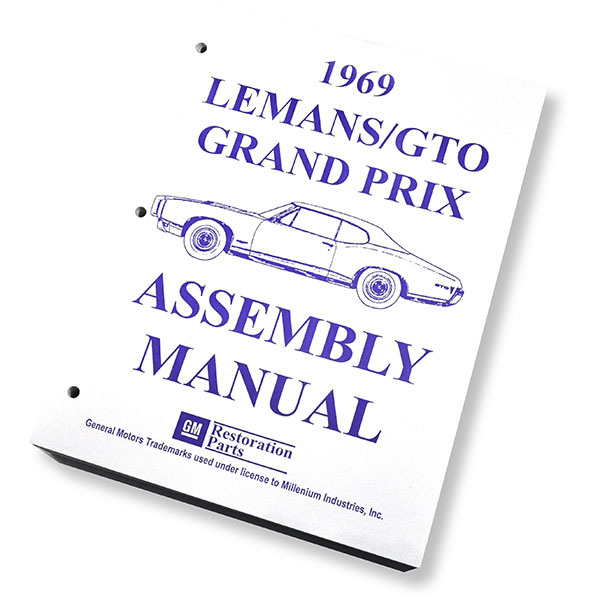 1969 Pontiac GTO/LeMans/Tempest FACTORY ASSEMBLY MANUAL | BK4734G