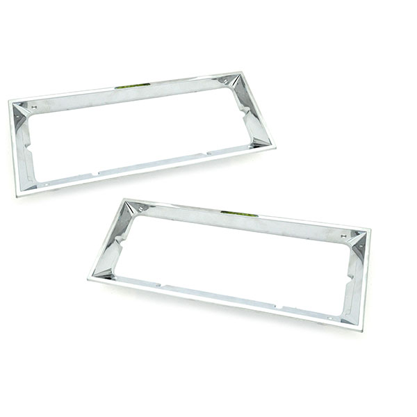 1982 Chevrolet Monte Carlo NEW HEADLIGHT CHROME BEZELS - PAIR GM 14013587 - 14013588 | GH4908M
