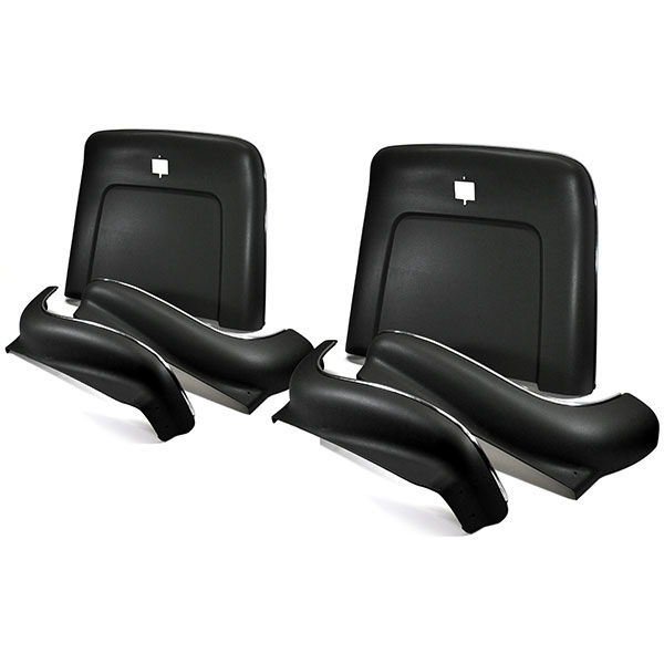 1970 Pontiac GTO/LeMans/Tempest SEAT BACK & APRON KIT (BLACK) - 6 PIECES | IN2237Z