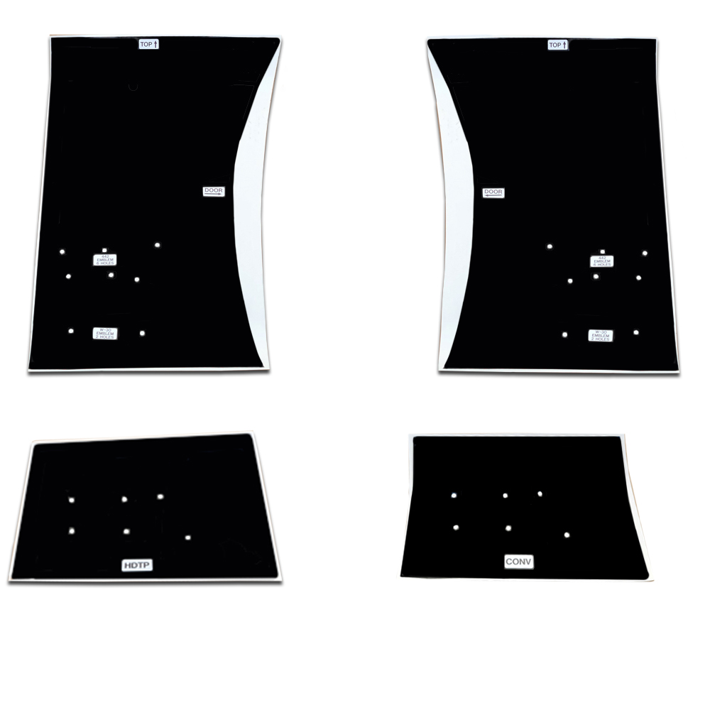 1971 Oldsmobile Cutlass/442/F85 442 FENDER & TRUNK EMBLEM TEMPLATE