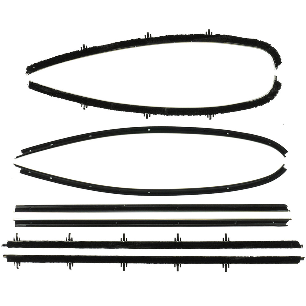 1968 Oldsmobile Cutlass/442/F85 WINDOWFELT KIT 2 DOOR HARDTOP (8 PIECES) - OEM | WS4754T