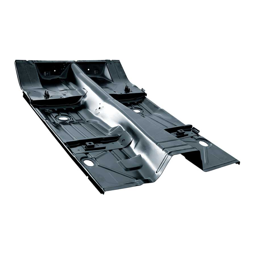 1967 Pontiac Firebird/TransAm FULL FLOOR PAN - ONE PIECE (GOES FROM ROCKER PANEL TO ROCKER PANEL AND FROM THE FRONT FACTORY SEAM BY THE FIREWALL TO THE REAR SEAT PAN. IT HAS ALL THE BRACES ALREADY INSTALLED) | BP1226F