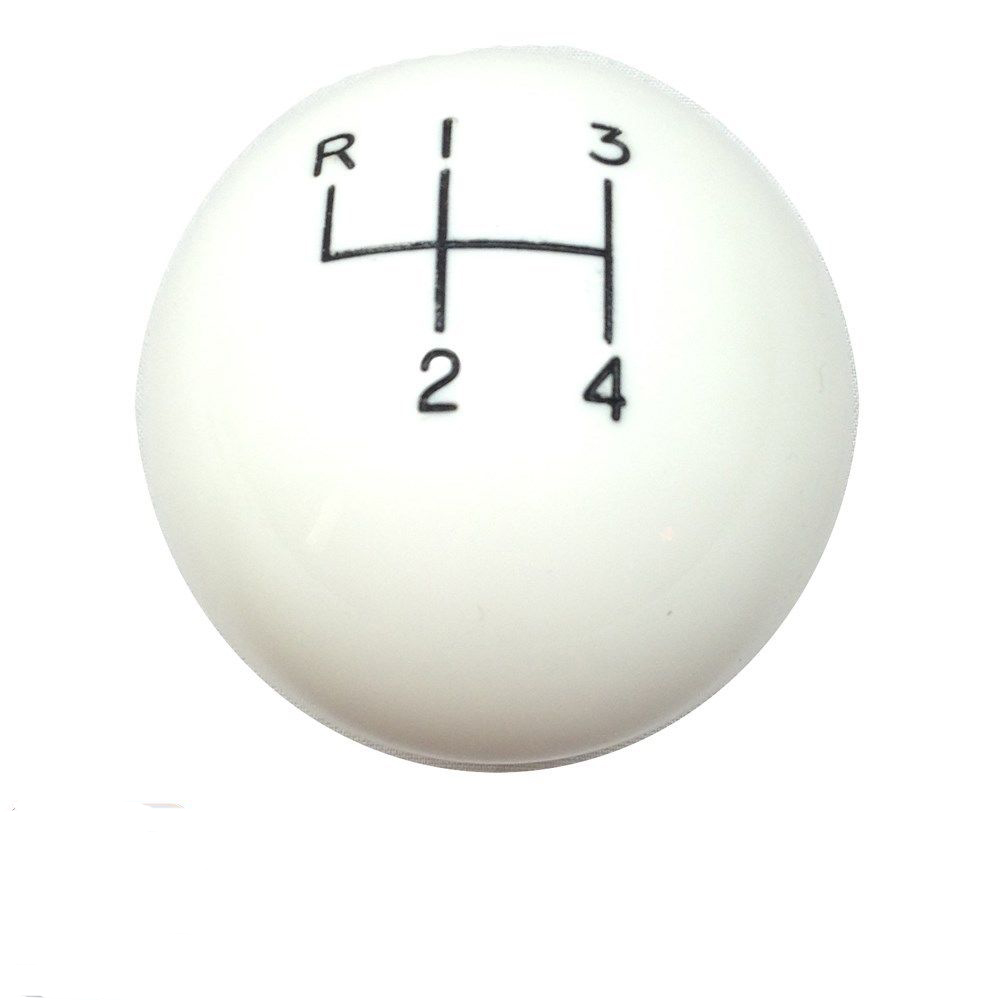 1969 Pontiac GTO/LeMans/Tempest SHIFT BALL MANUAL WHITE