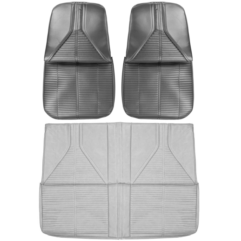 1967 Buick Skylark/GS/Regal/GN PUI SEAT COVERS - FRONT BUCKETS & REAR BENCH COMPLETE SET (CONVERTIBLE) | IN4719S