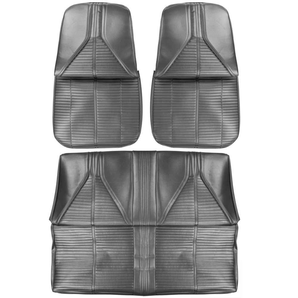 1967 Buick Skylark/GS/Regal/GN PUI SEAT COVERS - FRONT BUCKETS & REAR BENCH COMPLETE SET (COUPE) | IN4720S