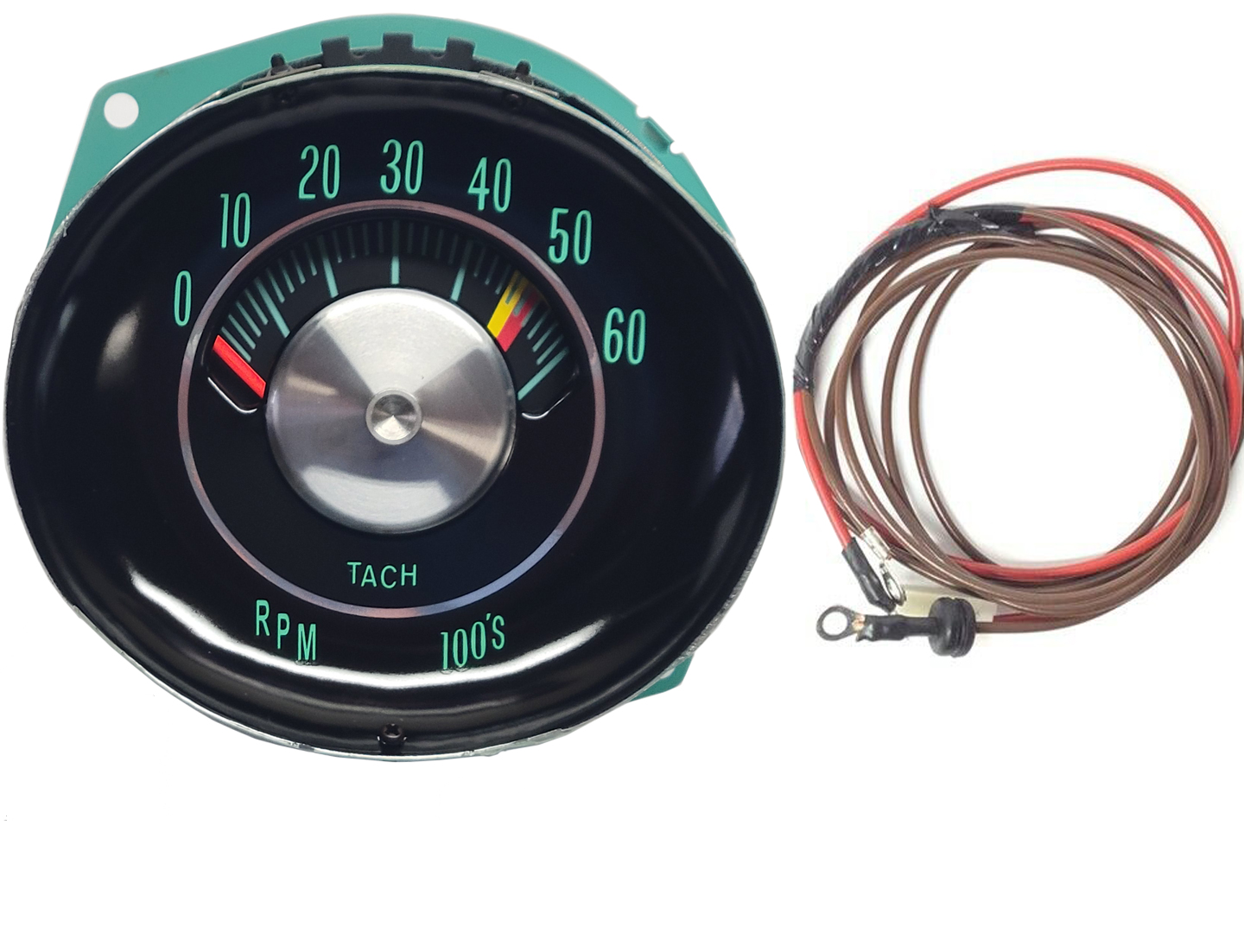 1964 Chevrolet Chevelle/Malibu IN-DASH TACH - TACH FACE IS SLIGHTLY OBLONG IN SHAPE | IN3385V
