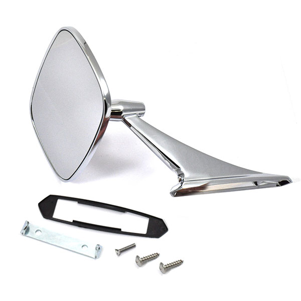 1971 Pontiac GTO/LeMans/Tempest OUTSIDE MIRROR NON-REMOTE (CHROME) NEW GM 9782390 - LH | 9782390