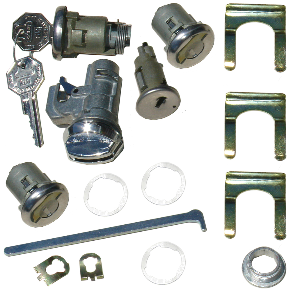 1968 Chevrolet Chevelle/Malibu IGNITION, DOOR, GLOVE & TRUNK LOCKS - ORIGINAL 336 | KL3581V