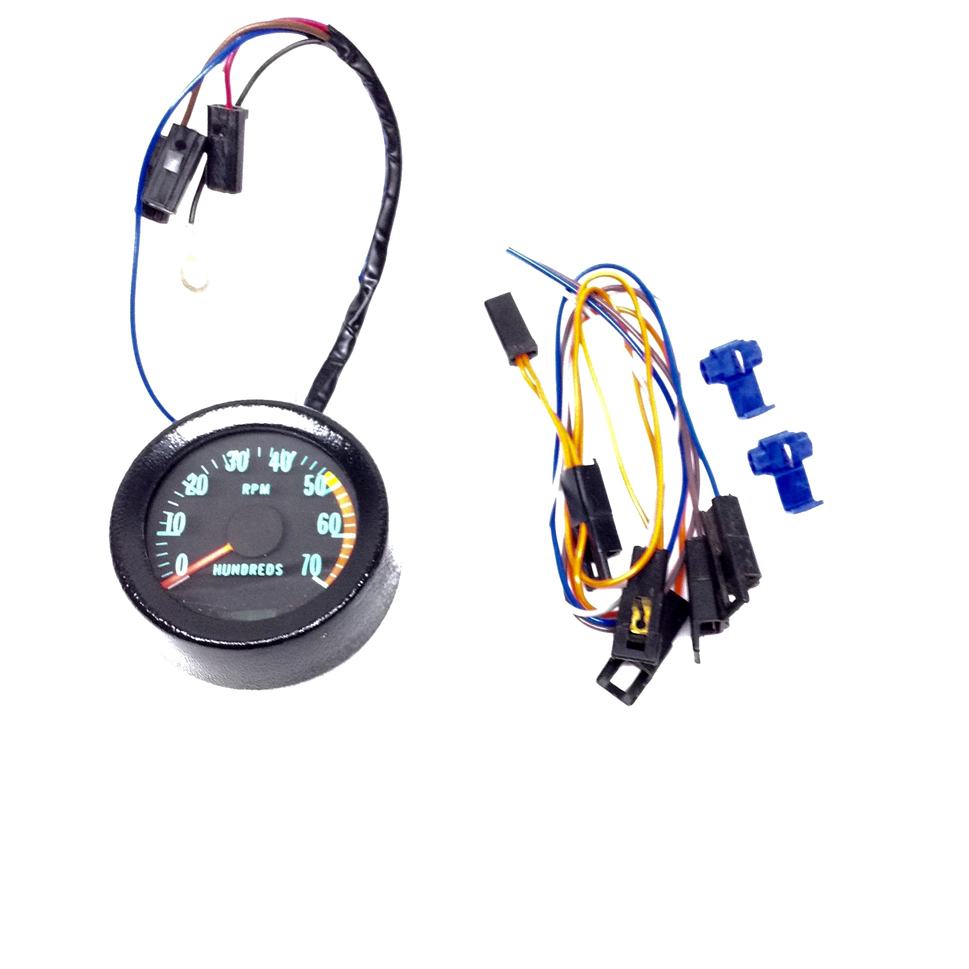 1967 Chevrolet Chevelle/Malibu DASH TACH 5000 RPM BLINKER STYLE (BLACK