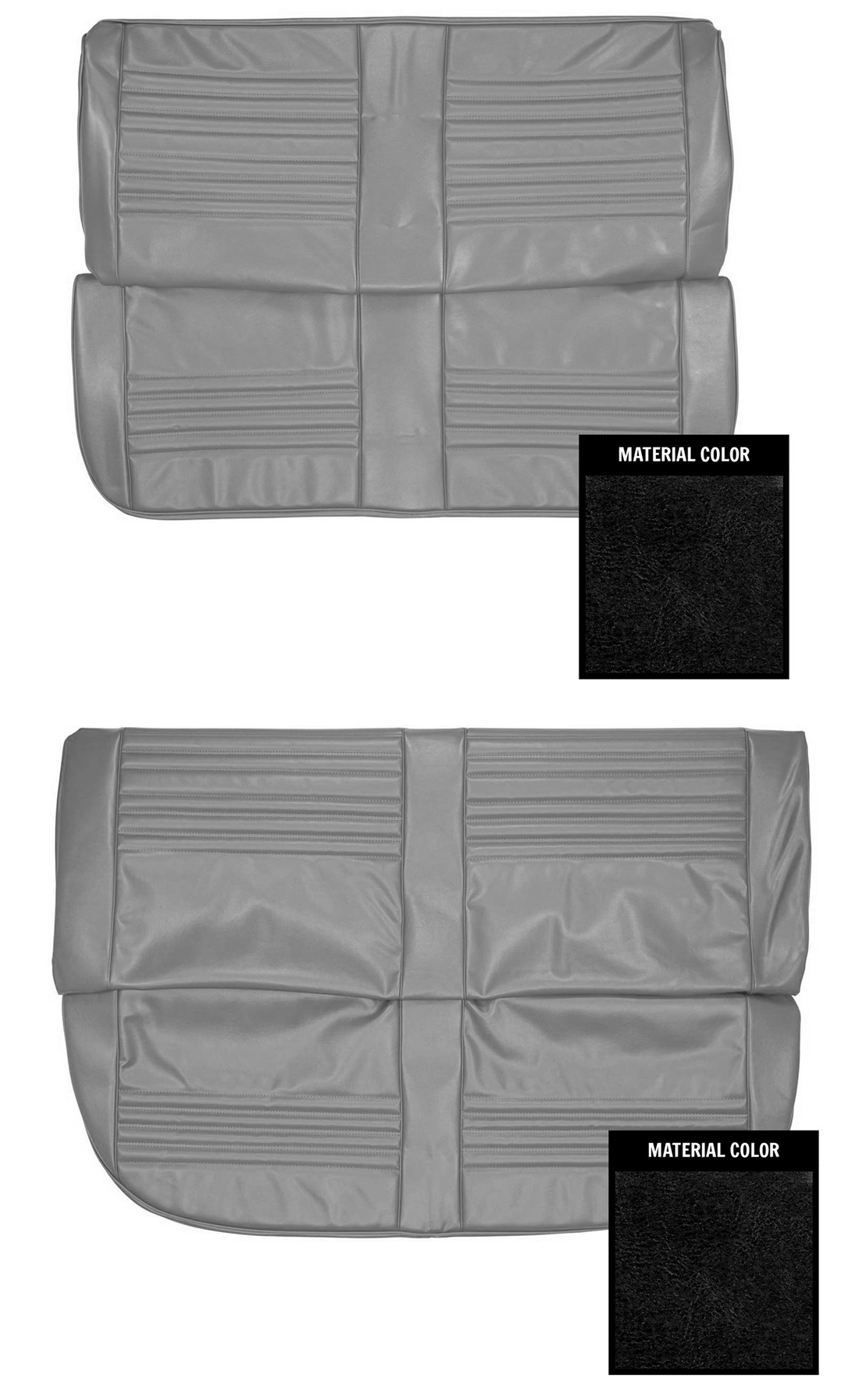 1967 Chevrolet Chevelle/Malibu COMPLETE SEAT COVER SET - SEDAN | IN2937V