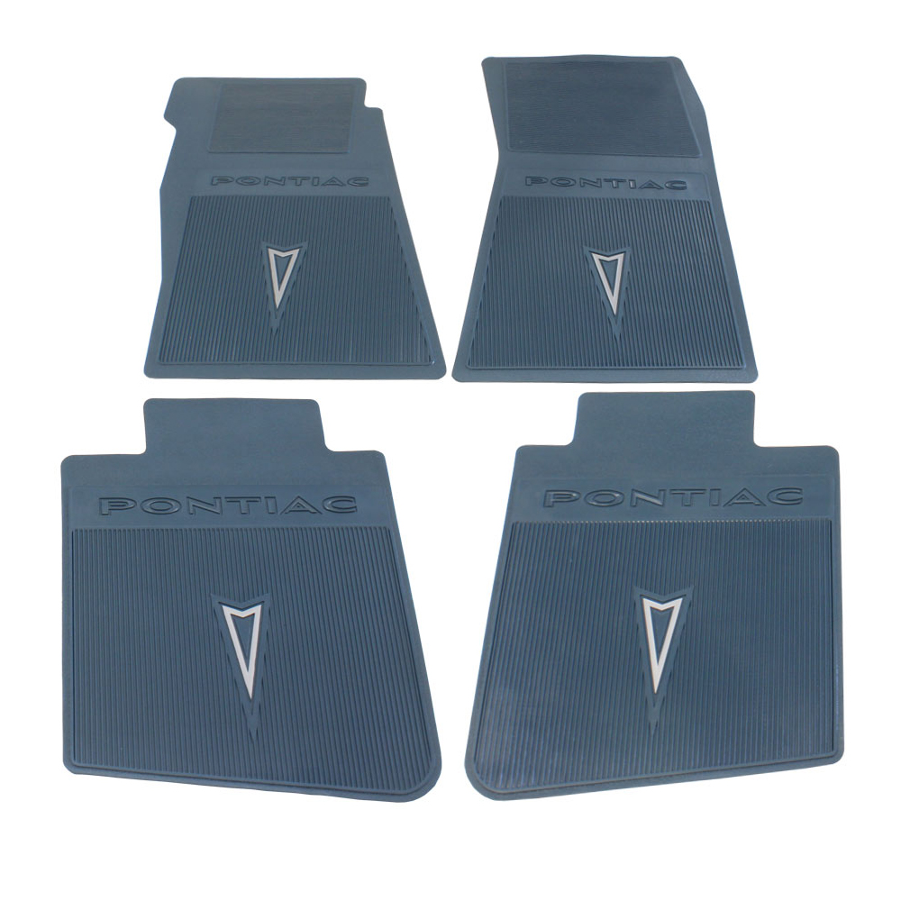 1967 Pontiac Firebird/TransAm FACTORY STYLE FLOOR MATS RUBBER SET WITH 