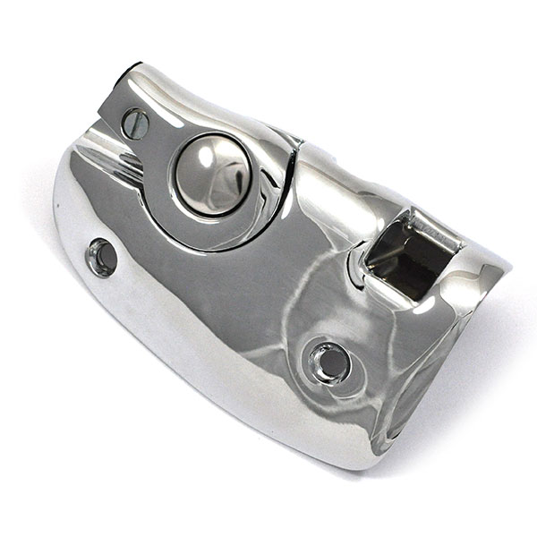 1966 Buick Skylark/GS/Regal/GN CONVERTIBLE CHROME SUNVISOR SUPPORT BRACKET & RECEPTICLE - RH | CV1843A