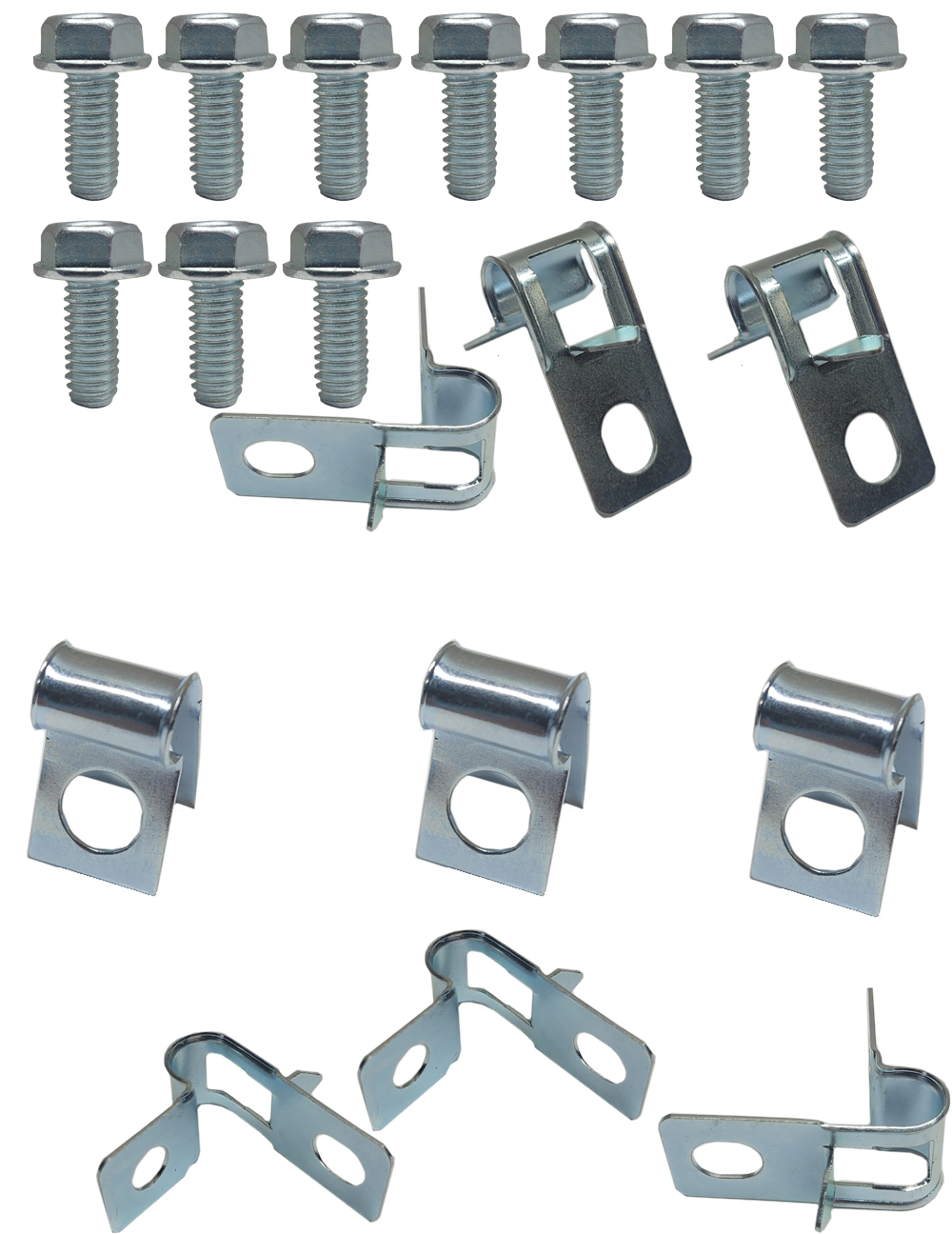1980 Pontiac Firebird/TransAm FUEL & BRAKE LINE CLIP KIT INCLUDES BOLTS (19 PIECES) | BR6170F