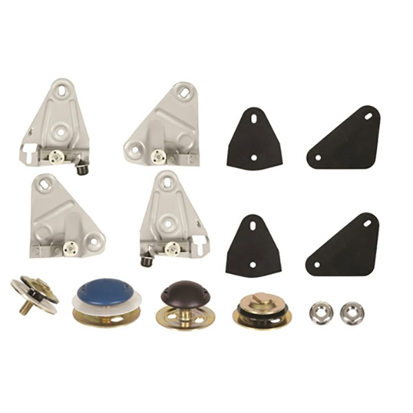 1968 Pontiac Firebird/TransAm DOOR GLASS MOUNTING PLATE & HARDWARE KIT | GL6221F