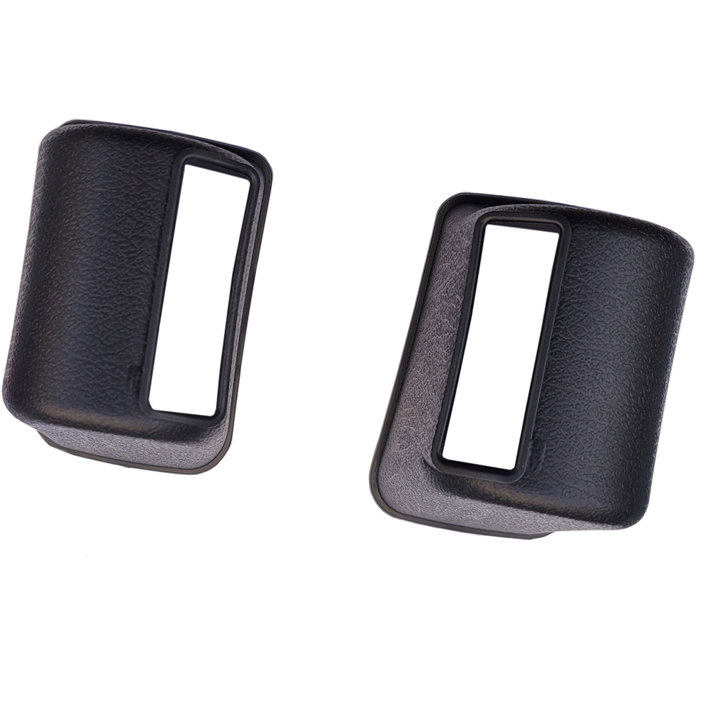 1969 Pontiac GTO/LeMans/Tempest SEAT BELT RETRACTOR COVERS ROBBINS 6715 (BLACK ONLY) - PR | IN3695Z